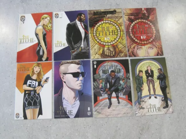 THE TITHE #1-4 6-8 TOP COW/ IMAGE COMICS LOT of 7 books MATT HAWKINS- NM