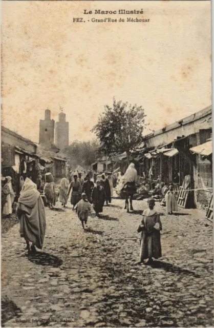 CPA AK Fez - Grand-'Rue du Mechouar MOROC (1082710)