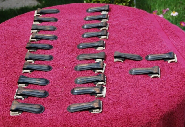 23 copper colour coppered stair carpet grips clips clamps