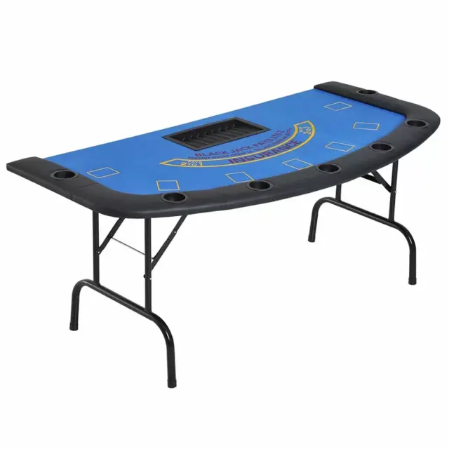 71.75'' 7 - Player Foldable Poker Table
