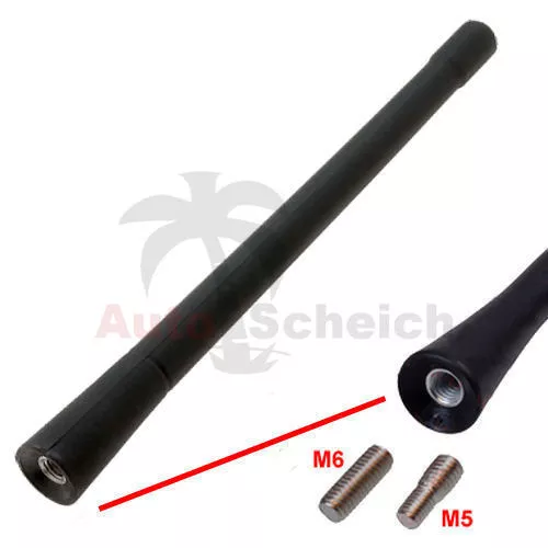 Antenne Stabantenne 16cm M5 M6 Antennenstab Dachantenne für VW Polo Golf Passat