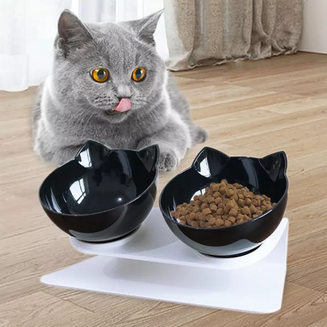 Katze Doppelnapf Napf Hundenapf Katzennapf Futterstation Lebensmittelqualität DE