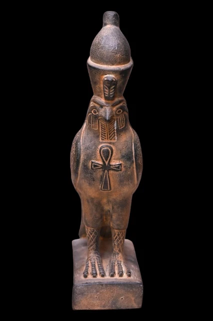 Figurine Horus Faucon - Dieu égyptien Antique - Statue Sculptée - Égypte