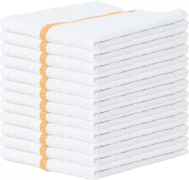 Bar Mop Towels 100% Cotton Kitchen Cleaning Towel Restaurant 16x19 Pack Of 12-24 2