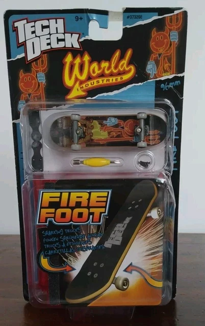 VINTAGE TECH DECK World Industries Fire Foot 2003 New In Box