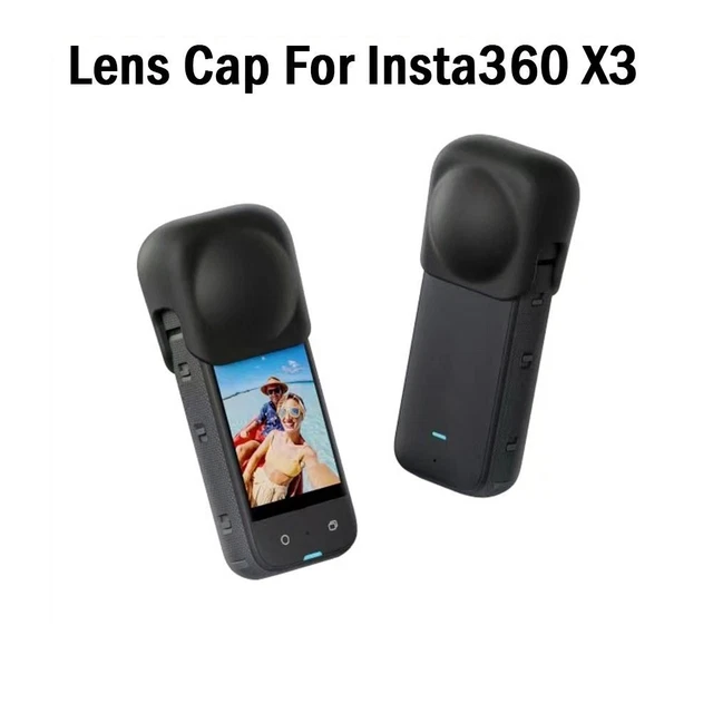 Funda protectora de silicona suave a prueba de polvo para Insta360 X3