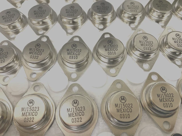 Transistor Potenza NPN PNP 250W TO-3 Transistor MJ15024 NPN MJ15025 PNP - Per Alimentazione Audio, 16A 250W, Contenitore TO-3 MJ15024 MJ15025 Per Amplificatori Alimentatori - Foto 14