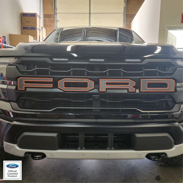 2024 FORD RAPTOR F150 Grill Letter Outlines vinyl stickers decals