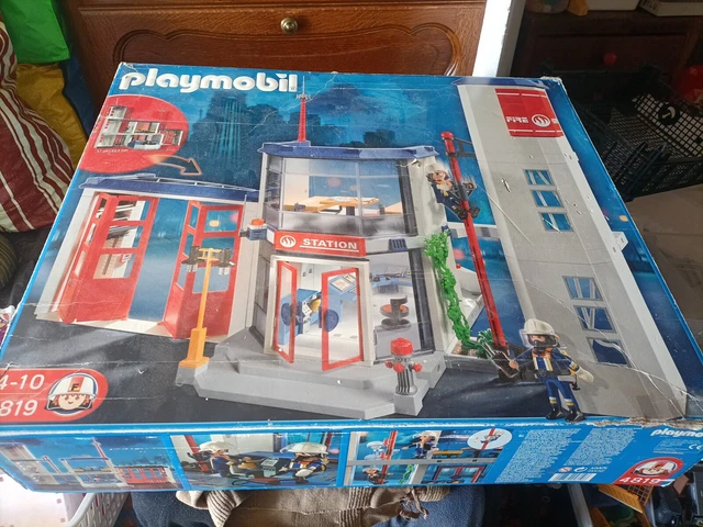 Playmobil bâtiments pompiers casernes