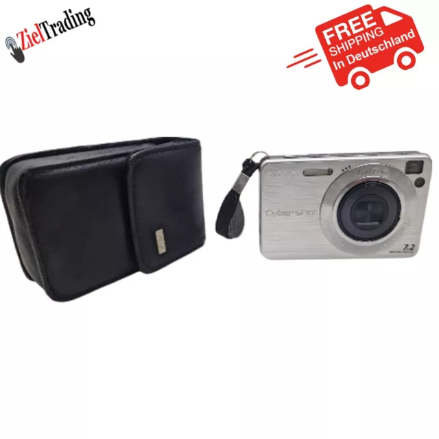 Sony Cyber-Shot DSC-W110 7,2-MP Digitalkamera Silber