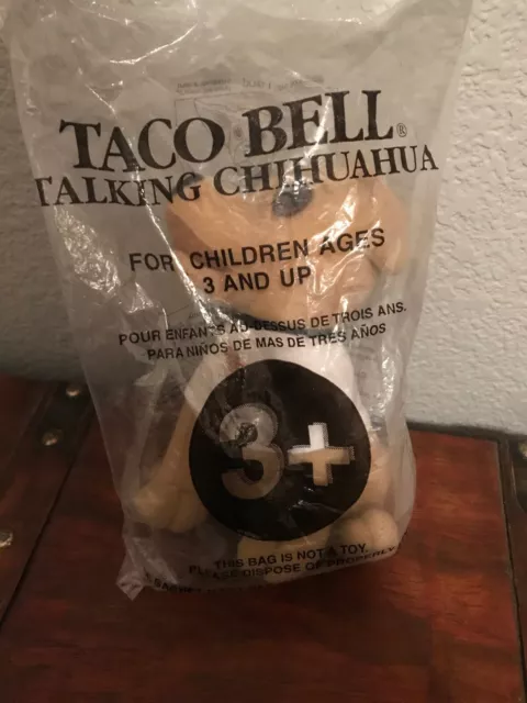 Taco Bell 6” Talking Chihuahua “How Cool Is This” Dog - New In Packaging