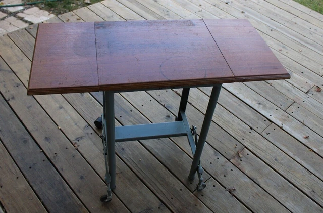 Vintage Typewriter Stand Table Hi Lo Metalstand Philadelphia PA Drop leaf table Vintage Typewriter Stand Table Hi Lo Metalstand Philadelphia PA Drop leaf table