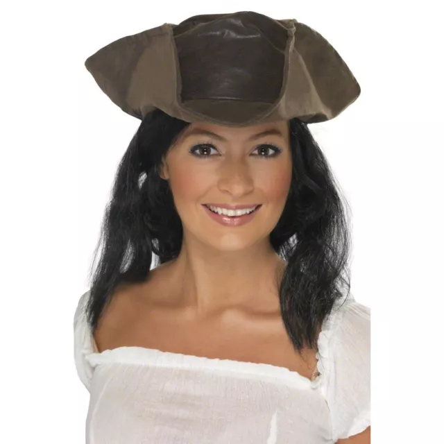 Gorro Pirata Mujer Sombrero Tres Picos Novia