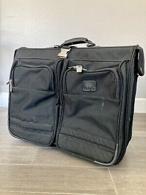 Dakota by Tumi Black Ballistic Nylon 23" Wheeled Rolling Garment Bag Luggage