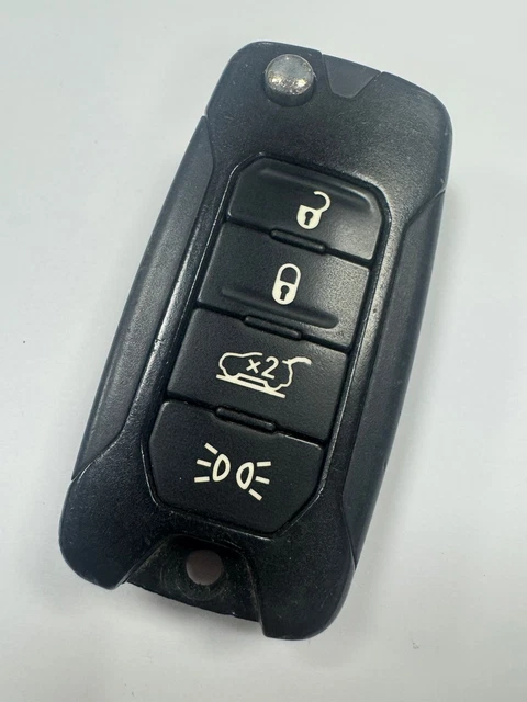 GENUINE JEEP 4 Button Remote Flip Key Fob Renegade Etc. Tested ...