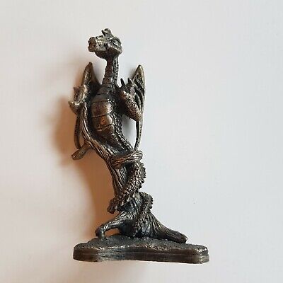 Oriental Dragon pewter figurine statue Myth Magic 9cm Tudor Mint Slocombe WAPW