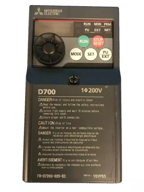 MITSUBISHI FR-D720S-025-EC(FR-D720S-0.4K) INVERTER DRIVE FREQROL-D700 Unuse JP