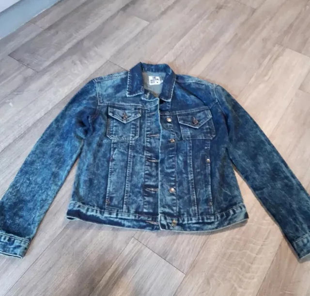 Denim Jacket The Rocking Rev Size 10