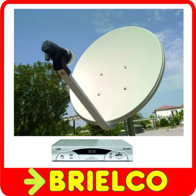 Receptor Satelite Axil Ad600 Tboston Y Antena 60Cm Lnb Bd7252