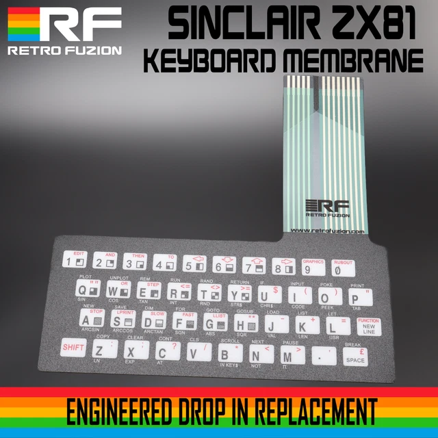 Sinclair Zx81 Replacement Keyboard Membrane Parts SINCLAIR ZX 81
