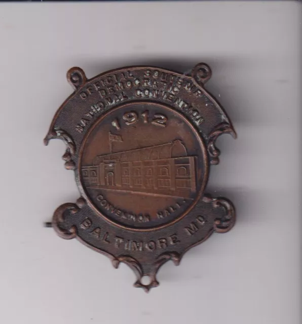 1912 Democratic National Convention Pin