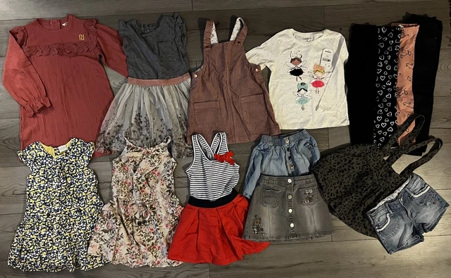 Big Bundle Girls 3-4 Years Top Leggings Dresses Skirts Shorts River Island Next