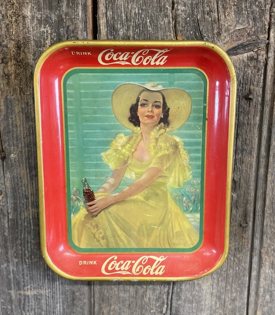 Pegatina vintage de Coca Cola para decoración