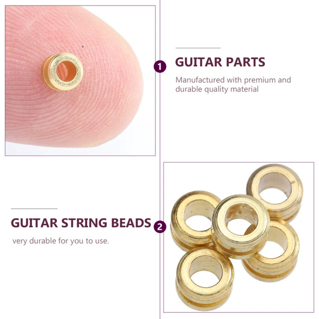 10pcs Gitarre Reparatur Werkzeug Gitarre Wartung Werkzeug Gitarre String Bead 3