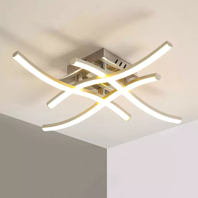 Plafoniera LED moderna 24W Luce naturale caldo LAMPADA DA SOFFITTO PER SALOTTO