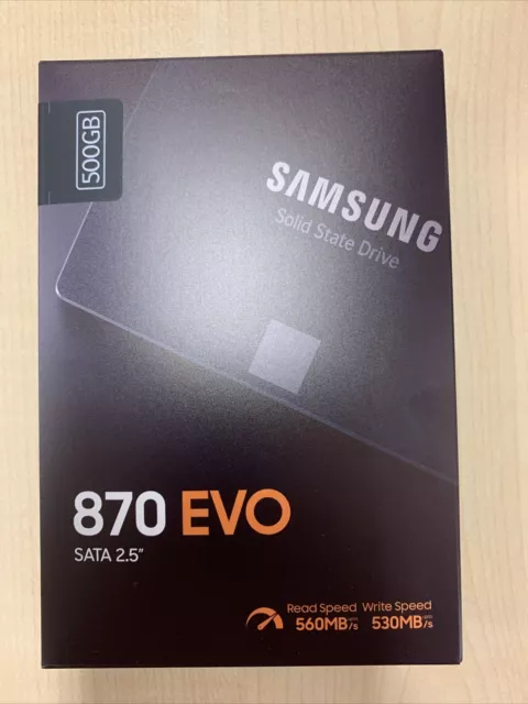Samsung 870 EVO 500GB 2,5 Zoll SATA III Interne SSD (MZ-77E500B/EU)