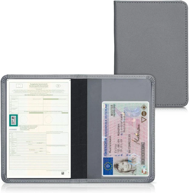 PORTE PERMIS DE Conduire Carte Grise Avec Compartiments Cartes Passeport - ??tui EUR 12,27 