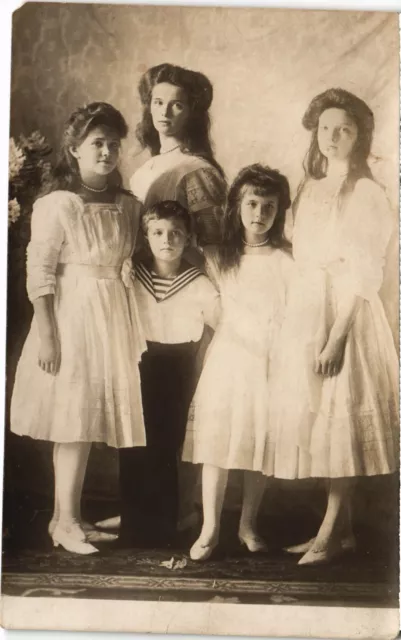 PC RUSSIAN ROYALTY ROMANOV IMPERIAL CHILDREN (a48454)