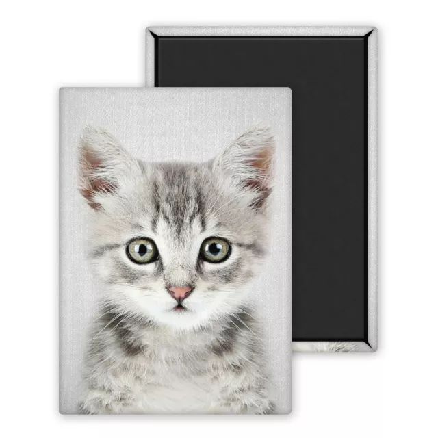 Chaton-Magnet Personnalisé 54x78mm Photo Frigo