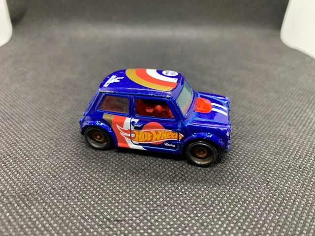 Hot Wheels Morris Mini 1:64 Scala Pressofuso, Colore Blu - Modellino Auto Collezione - 5
