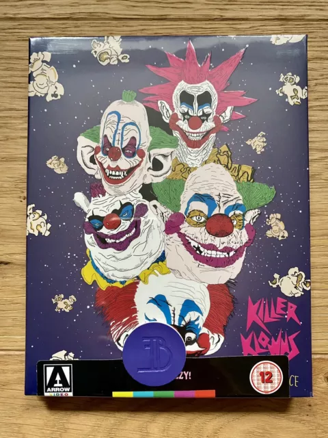 EverythingBlu Killer Klowns from outer Space Steelbook Arrow Full Slip NEW Seald