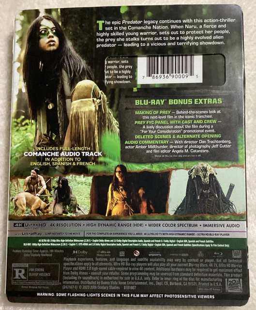 PREY 4K UHD (Blu Ray) Region free SEALED £18.00 PicClick UK