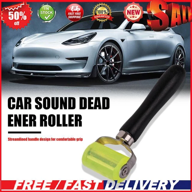 Car Sound Deadener Application Rolling Wheel Roller Auto Accessories (L)