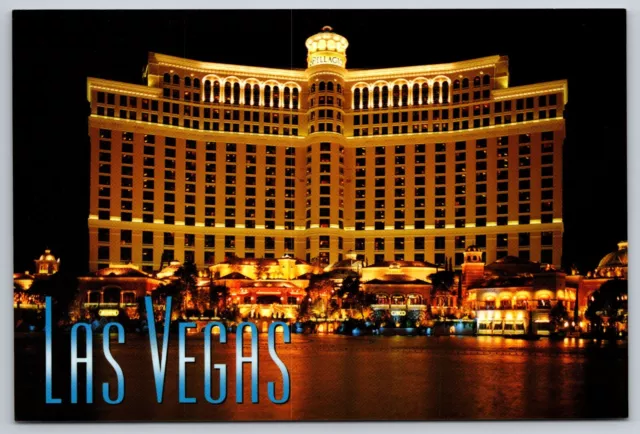 Las Vegas Nevada Bellagio Hotel & Casino Postcard