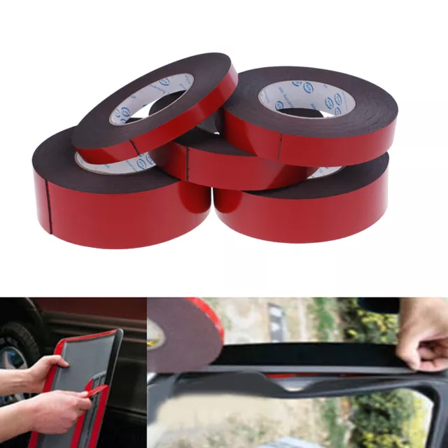1 Roll 10m super strong self-adhesive car trim body double sided foam tap~7H