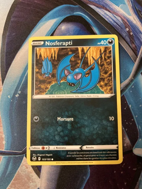 Carte Pokémon Nosferapti 103/195 - EB12 Tempête Argentée