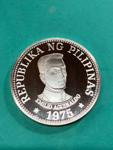 Philippines 25 Piso 1975 Argent / Silver