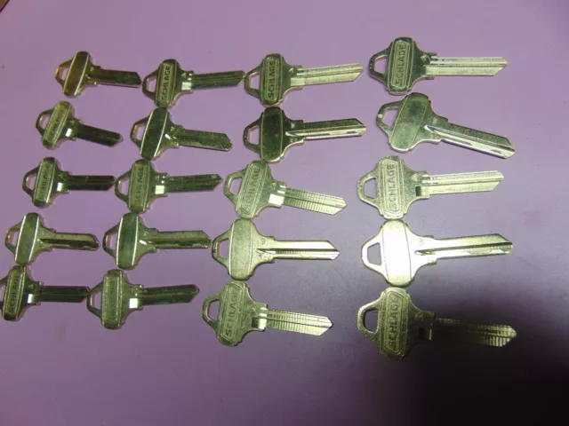 20  Keys   Everest Schlage C145  Keys Uncut    Locksmith