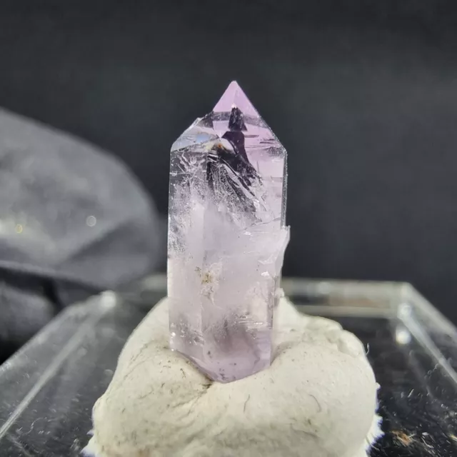 Seltener klarer Veracruz Amethyst X Kristall 14*4*5mm 0,54g aus Veracruz, Mexiko