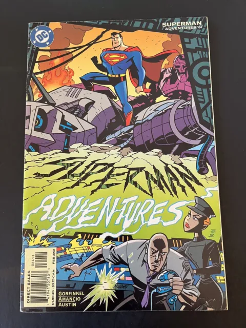 Superman Adventures #64 Scare Low Print Run Batman Beyond App DC Comics 2002