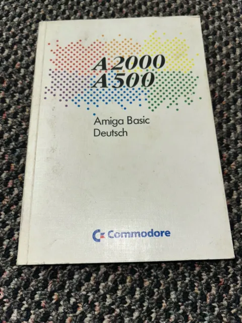 Commodore Amiga BASIC A2000/A500 Benutzerhandbuch, deutsch