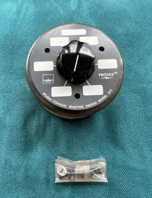 Water’s Manufacturing PROTAX Coaxial Selector Switch Model 375 Water’s Manufacturing PROTAX Coaxial Selector Switch Model 375
