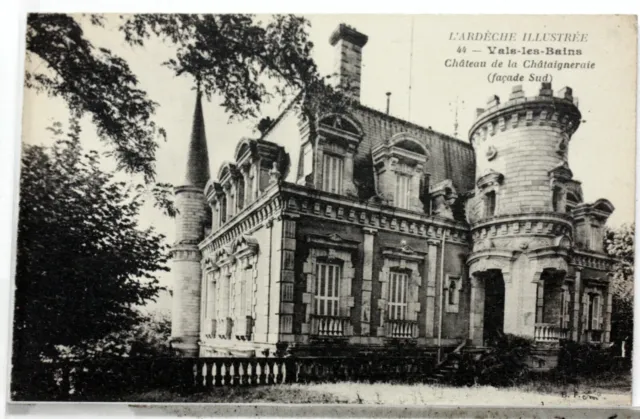 Cpsm 07 Ardeche Vals Les Bains Chateau De La Chataigneraie  France Postcard 7112