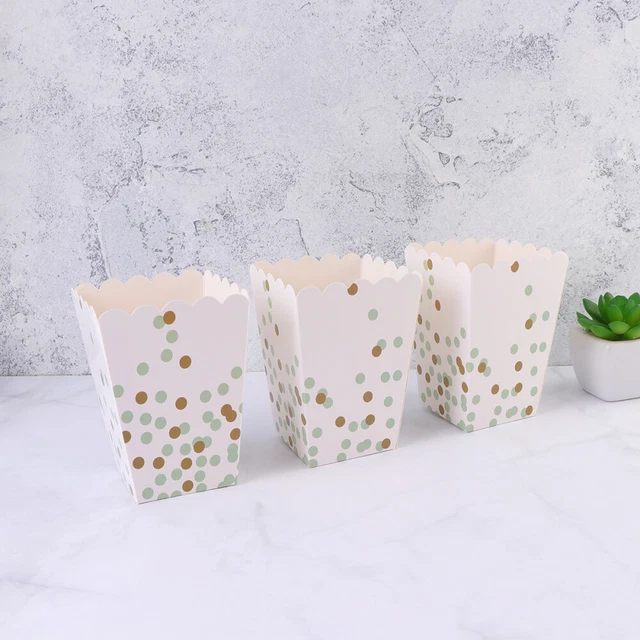 24 pz scatola popcorn forniture compleanno matrimonio compleanno