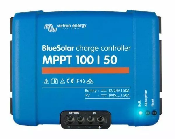 Régulateur Solaire VICTRON BlueSolar MPPT 100/50 12/24v 50A SCC020050200 NEUF