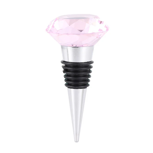 Sigillante bottiglia diamante cristallo tappo per vino tappo metallo